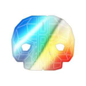 Psychedelic Skull Sticker